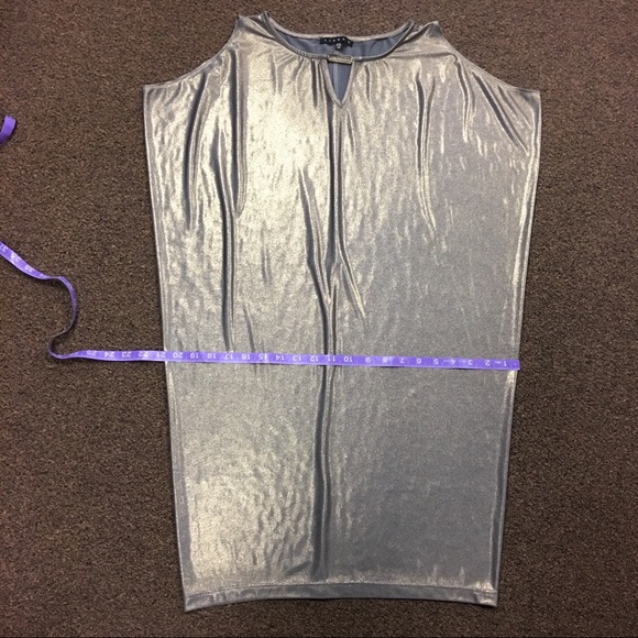 Tiana B • Draped Sleeveless Cocktail Dress - Picture 7 of 8